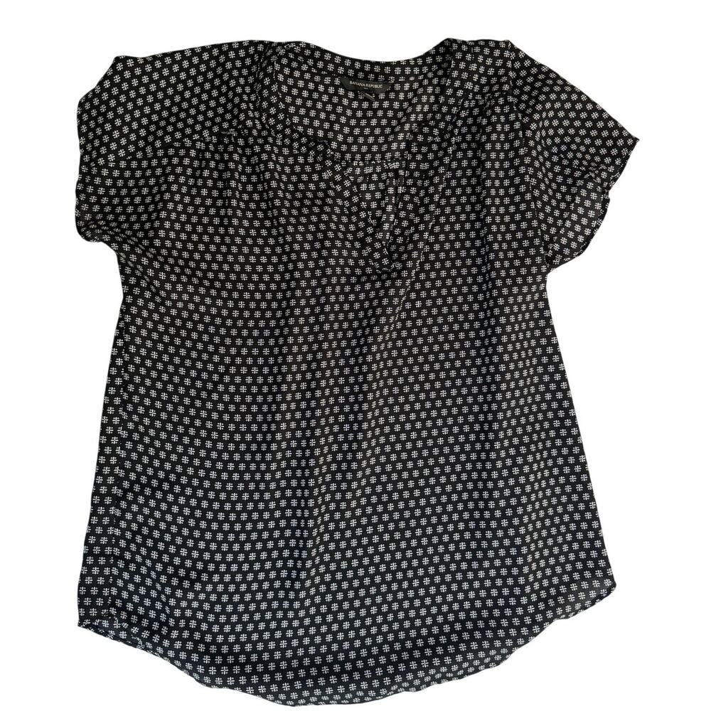 Banana Republic Cap Sleeve Blouse Size Med